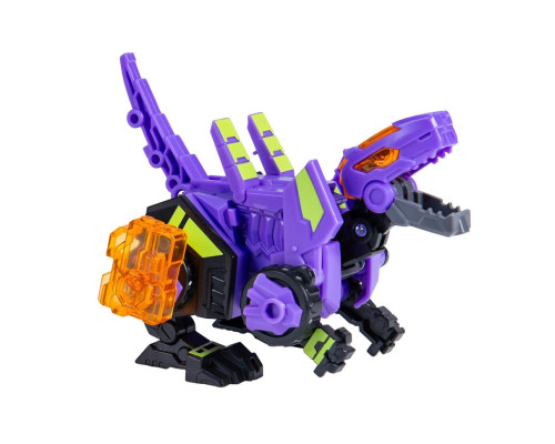 Динозавр-трансформер Раптор-Бот Dinoster EU580840-2 бокс для зберігання, фіолетовий