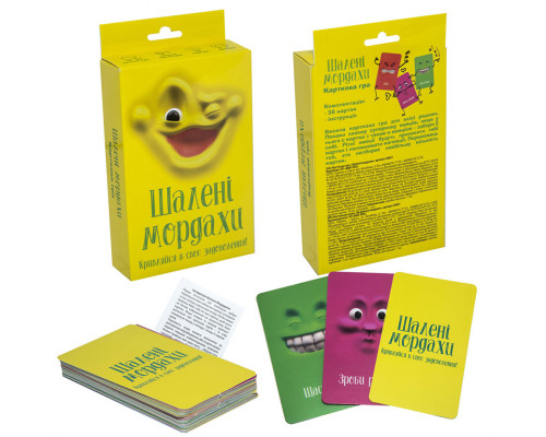 Настольная игра "Шалені мордахи" 30857 (укр.)