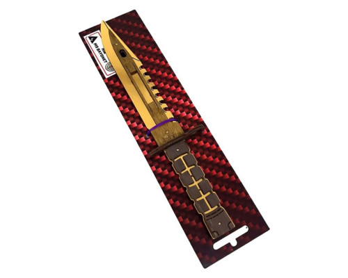 Сувенирный деревянный нож "SO-2 M-9 BAYONET GOLD" SO2M9-G