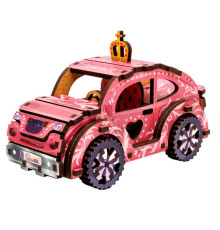 Дерев'яний 3D конструктор "Turbo Princess" Puz-00969, 70 деталей
