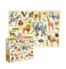 Дитячий пазл "Тварини Сафарі" 300637, 200 елементів