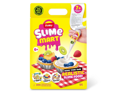 Ігровий набір зі слаймами "Фруктовий тарт" Slime Mart 15901E серії "Shopping Bag"