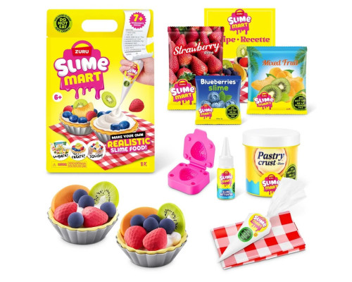 Ігровий набір зі слаймами "Фруктовий тарт" Slime Mart 15901E серії "Shopping Bag"
