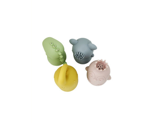 Набір силіконових іграшок для купання MGZ-0925, 4 штуки