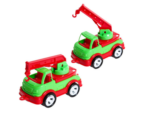 Детская игрушка кран "Mini Matik" 002/5BMS(Green) подвижная стрела крана, 13,5 см