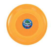 Детская игрушка “Летающая тарелка” 034/1BMS(Orange) диаметр 21 см