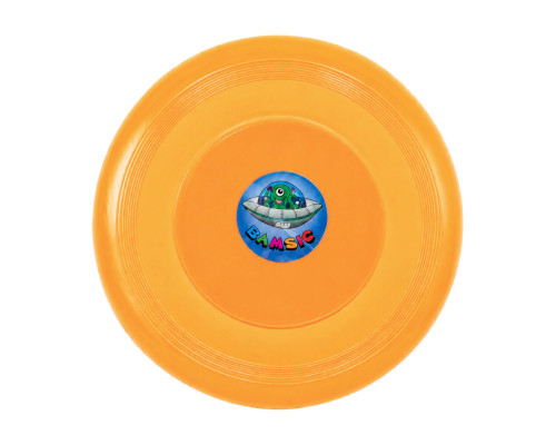 Детская игрушка “Летающая тарелка” 034/1BMS(Orange) диаметр 21 см