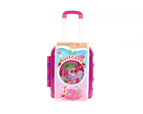 Игрушечный чемодан для игрушек 7037TXK розовый