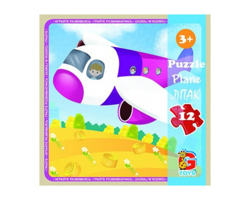 Пазли дитячі "Транспорт" LT02, 12 елементів