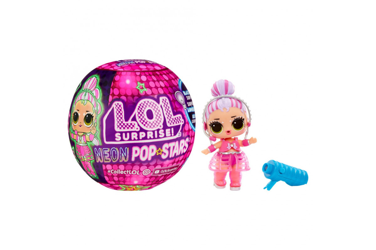 Іграшка-сюрприз з лялькою серії "Neon Pop" L.O.L. Surprise! 120674 в асортименті, світиться Іграшка-сюрприз з лялькою серії "Neon Pop" L.O.L. Surprise! 120674 в асортименті, світиться
