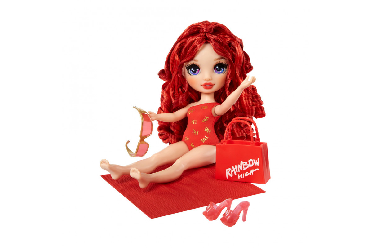 Лялька дитяча Рубі Rainbow High 507277 серії "Swim & Style" з аксесуарами Лялька дитяча Рубі Rainbow High 507277 серії "Swim & Style" з аксесуарами