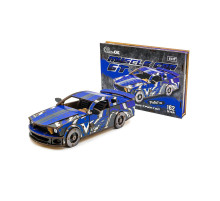 Деревянный 3D конструктор Mustang GT Puz-00642, 162 детали