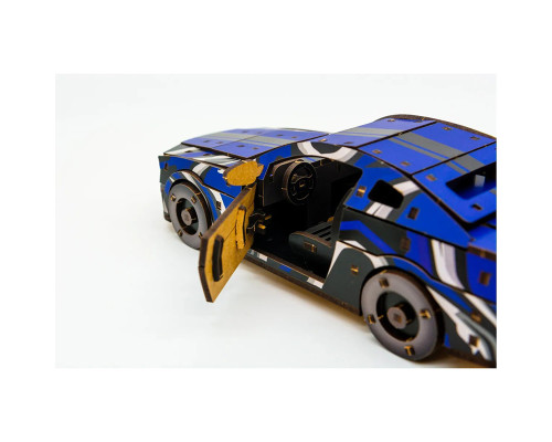 Деревянный 3D конструктор Mustang GT Puz-00642, 162 детали
