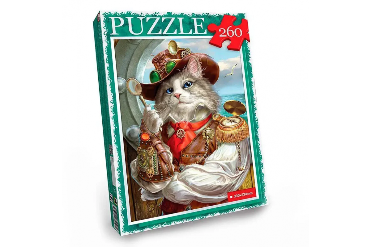 Пазл "Кот в шляпе" Danko Toys C260-13-01, 260 эл. Пазл "Кот в шляпе" Danko Toys C260-13-01, 260 эл.