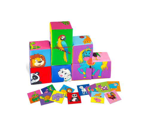 Набор мягких кубиков  "Умные кубики" Macik МС 090501-06 