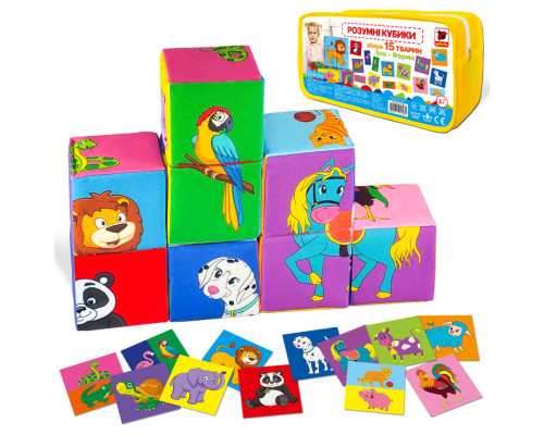 Набор мягких кубиков  "Умные кубики" Macik МС 090501-06 