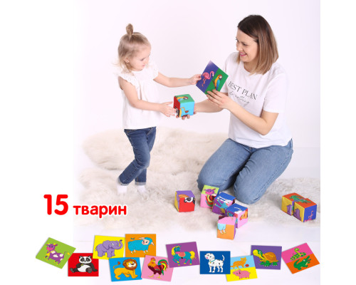 Набор мягких кубиков  "Умные кубики" Macik МС 090501-06 