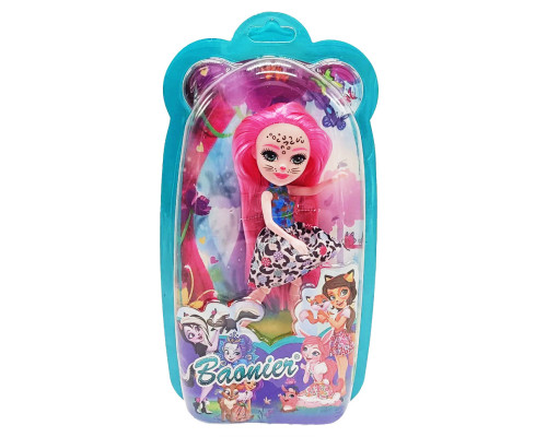Дитяча іграшкова Лялька "Baobier" JJ8572-21(Pink) 15 см, шарнірна