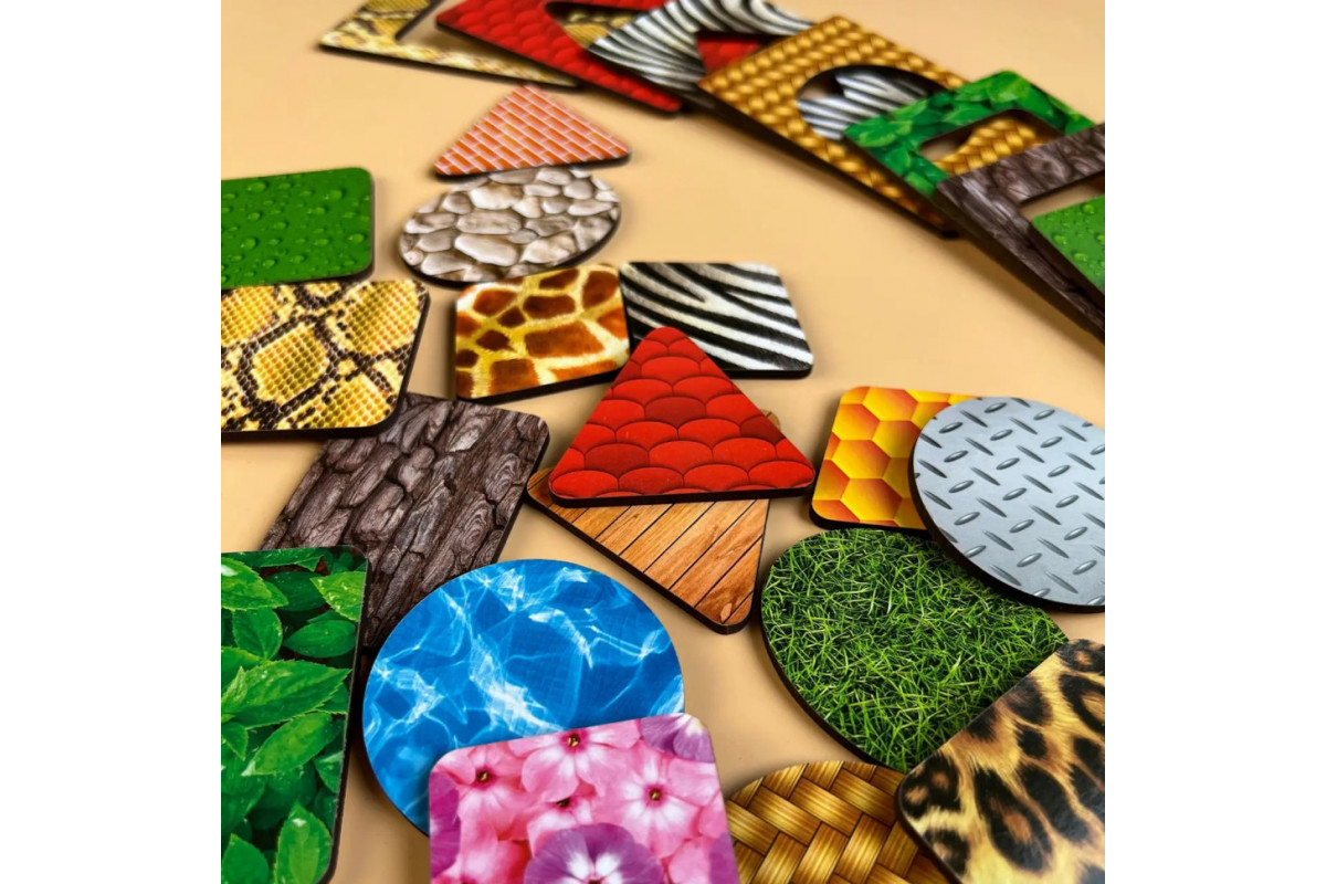 Дерев'яні Дощечки Сегена "Пер'я" Ubumblebees (ПСД086) PSD086 з візерунками