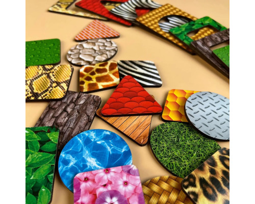 Деревянные Досточки Сегена "Перья" Ubumblebees (ПСД086) PSD086 с узорами