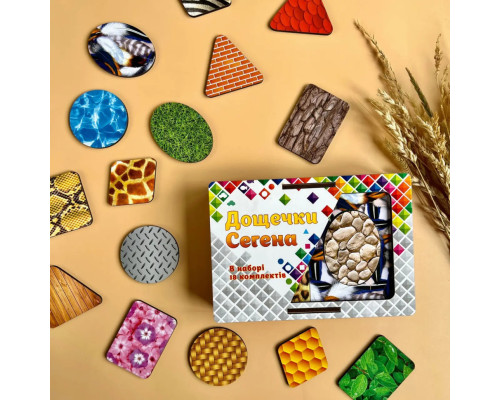 Деревянные Досточки Сегена "Перья" Ubumblebees (ПСД086) PSD086 с узорами