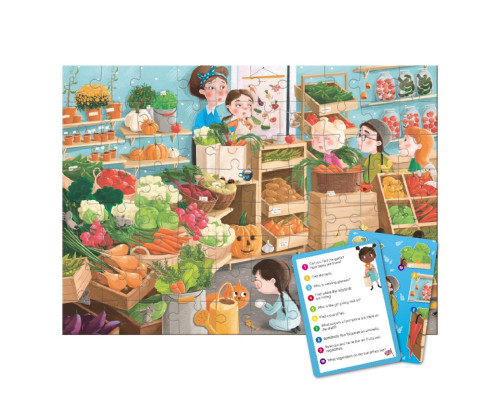 Дитячий пазл Шукай та знаходь "Дарунки осені" 300666, 80 елементів