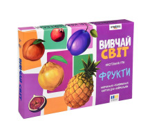 Детские учебные карточки "Изучай мир: Фрукты" 30805, 20 карточек