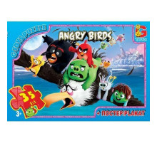 Дитячий пазл класичний "Angry Birds" B001031 постер 35 елементів