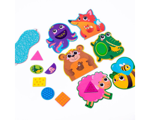 Развивающая мозаика «Зверушки» ZB2002-05 деревянная