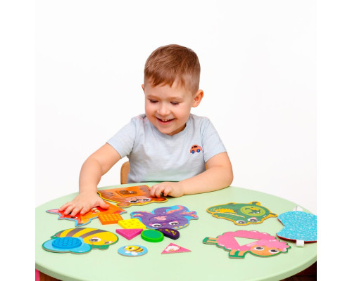 Развивающая мозаика «Зверушки» ZB2002-05 деревянная