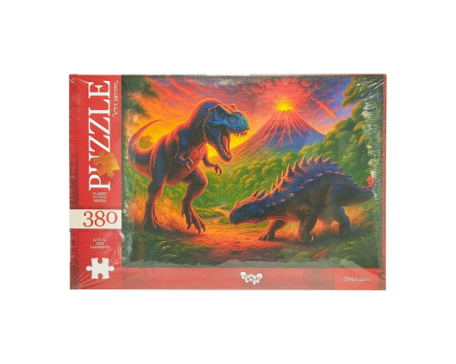 Класичні пазли "Dinosaurs" C380-07-08, 380 елементів