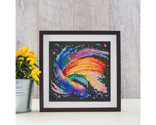 Набір для вишивання бісером "Різнобарвний" AM-245 15х15 см