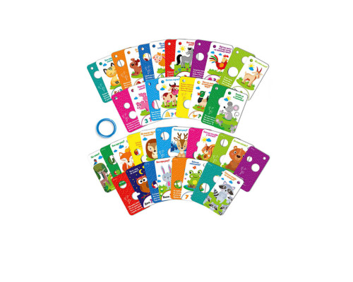 Развивающая игра Отгадайки "Животные леса и фермы" Vladi toys VT5000-13 Укр