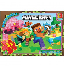 Детский пазл "Minecraft" MC797 плакат 35 элементов