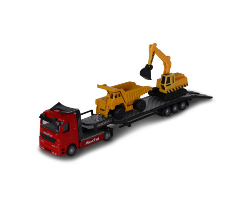 Ігровий набір Автоперевізник TechnoDrive 541757.270 самоскид, екскаватор