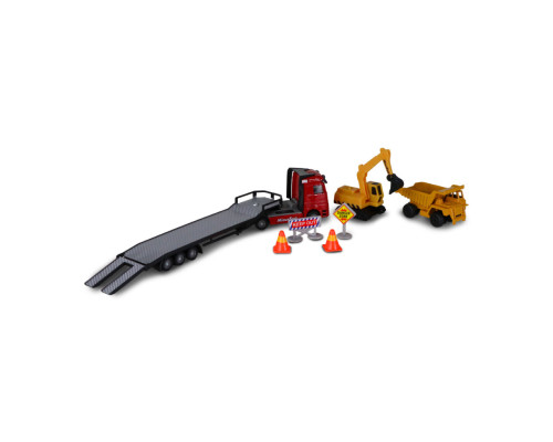 Ігровий набір Автоперевізник TechnoDrive 541757.270 самоскид, екскаватор