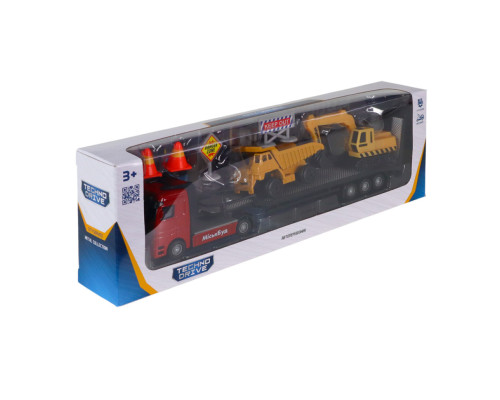 Ігровий набір Автоперевізник TechnoDrive 541757.270 самоскид, екскаватор