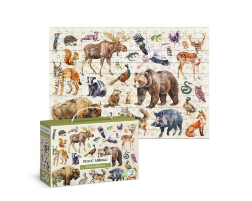 Дитячий пазл "Лісові тварини" 300638, 200 елементів
