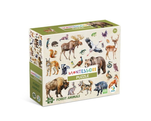 Дитячий пазл "Лісові тварини" 300638, 200 елементів