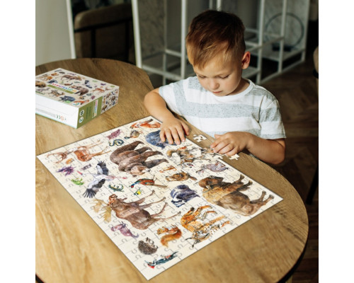 Дитячий пазл "Лісові тварини" 300638, 200 елементів