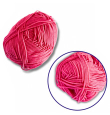 Пряжа фасована петляста NB103, 80% бавовни, 20% молочна клітковина, персикова пудра