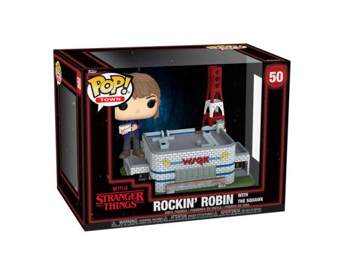 Игровая фигурка FUNKO POP! "Робин с радиостанцией WSQK Town" Funko 86620 серии "Очень страные дела"