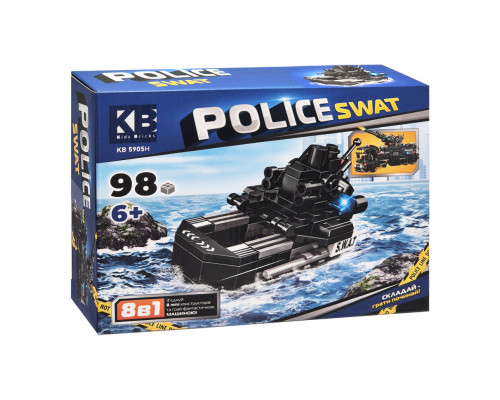 Дитячий конструктор Police SWAT KB 5905H пластик, 98 деталей