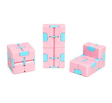 Антистрес кубик-трансформер Infinity Cube IGR133(Pink) пастельні кольори