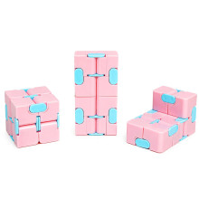 Антистрес кубик-трансформер Infinity Cube IGR133(Pink) пастельні кольори