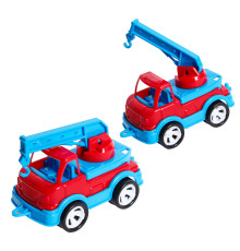 Детская игрушка кран "Mini Matik" 002/5BMS(Red) подвижная стрела крана, 13,5 см
