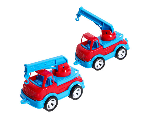 Детская игрушка кран "Mini Matik" 002/5BMS(Red) подвижная стрела крана, 13,5 см