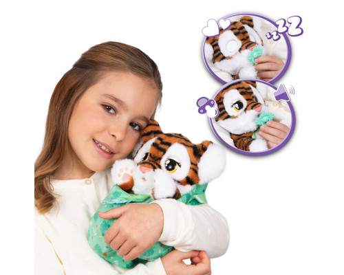 Інтерактивна іграшка "Тигреня" Baby Paws 927650M, зі звуком
