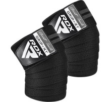 Бинты на колени KR11 GYM Knee Wrap RDX Inc Limited WAH-KR11BG, Black/Grey