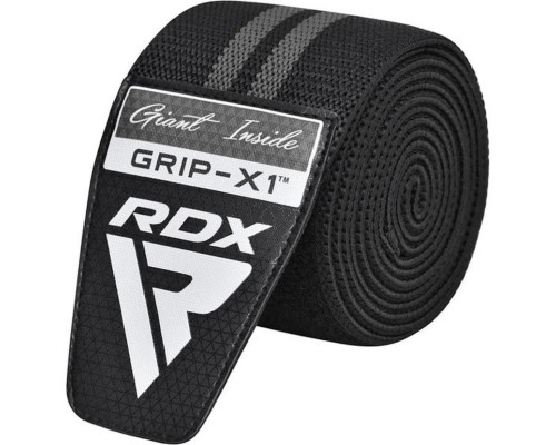 Бинты на колени KR11 GYM Knee Wrap RDX Inc Limited WAH-KR11BG, Black/Grey